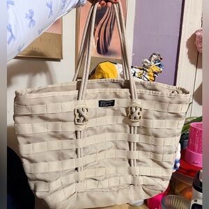 Nike Beige Utility Tote Bag